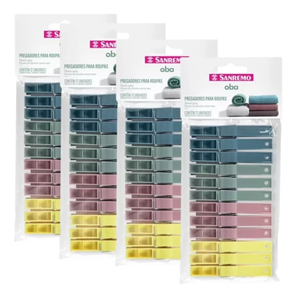 Kit pregadores de roupa