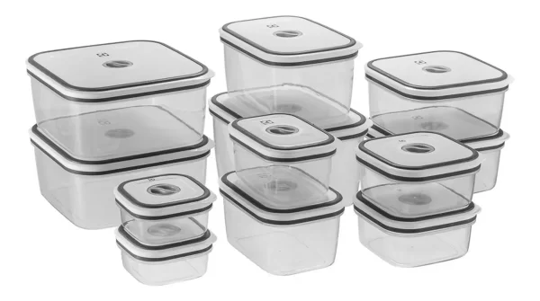 Kit 12 Potes Herméticos Plásticos